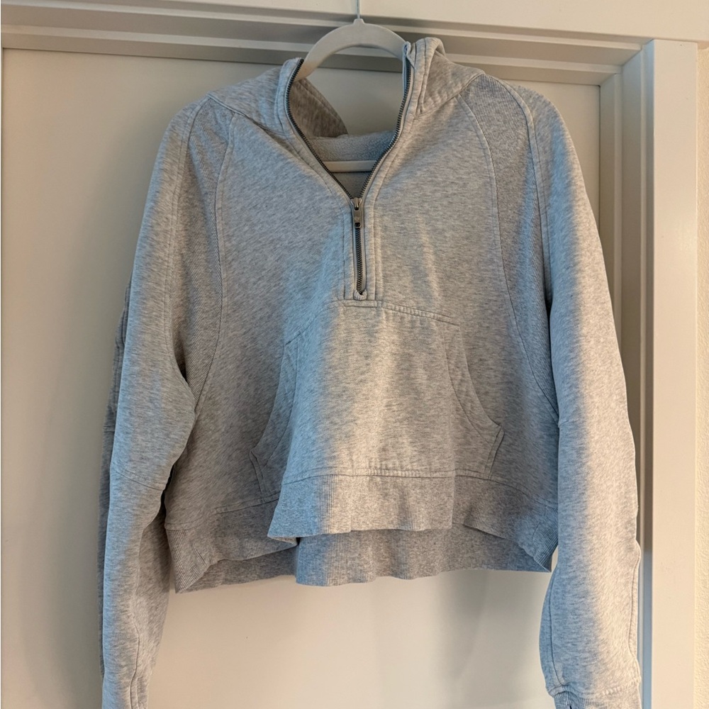 Lululemon Gray Scuba Half-Zip